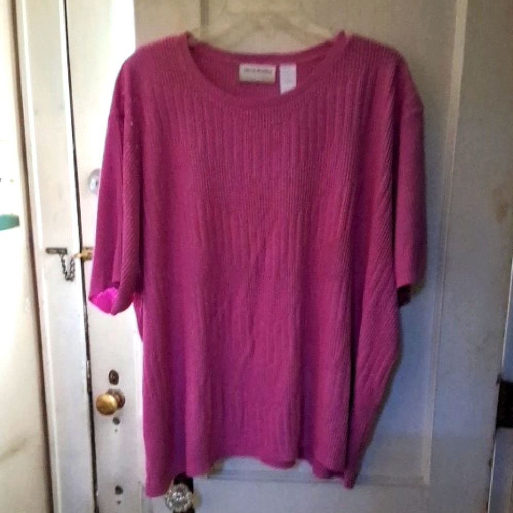 Women's Alfred Dunner Pink Knit Sweater